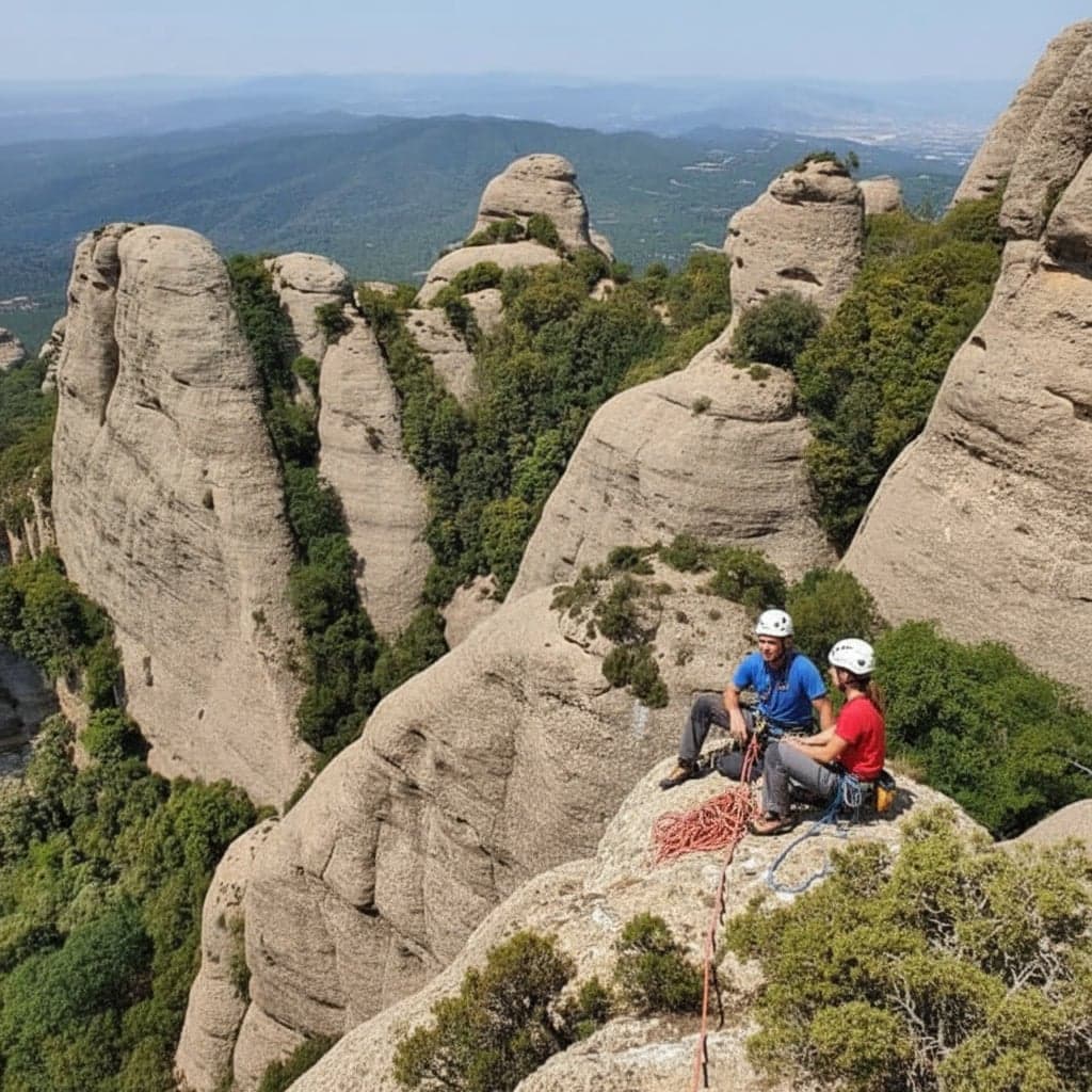 Montserrat Rock Climbing
